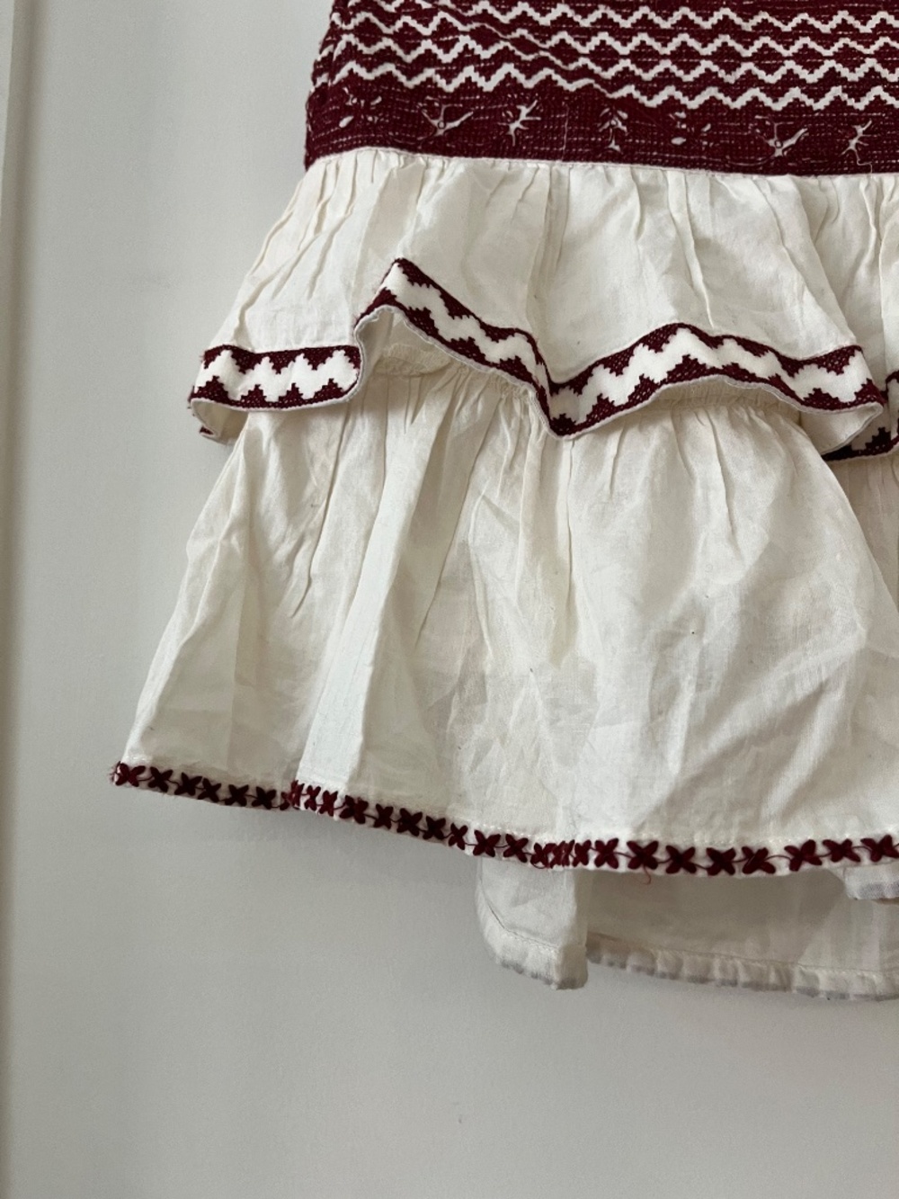 Embroidered Cotton Mini Skort - Picture 4 of 7